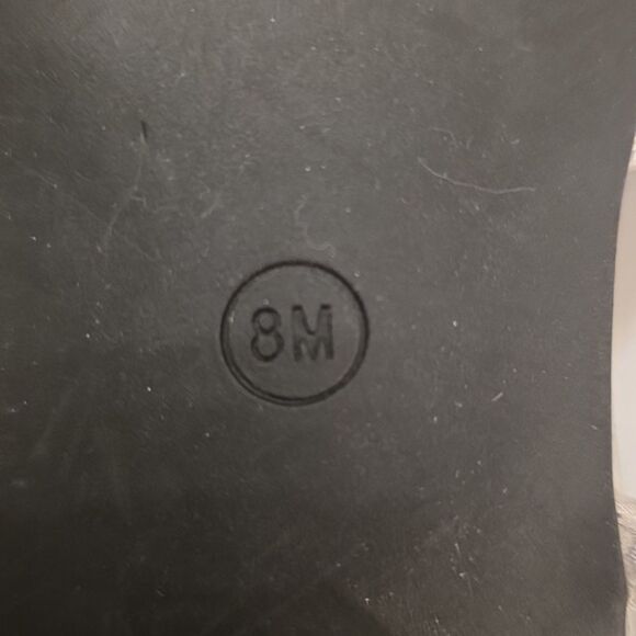 BRAND NEW MARC FISHER RHINESTONE  EMBELLISHMENT BLACK & SILVER SLINGBACK FLATS - Picture 13 of 16